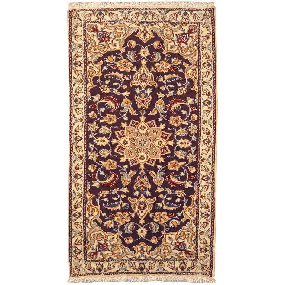 One Of The Kind Persian Nain Rug 3'10" x 1'11"